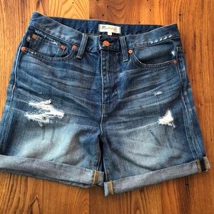 Madewell Jean shorts.25